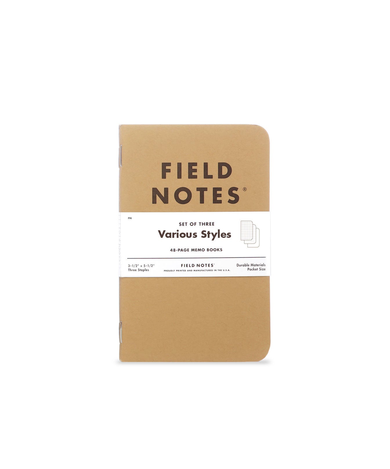 Original Kraft Memo Book - Graph