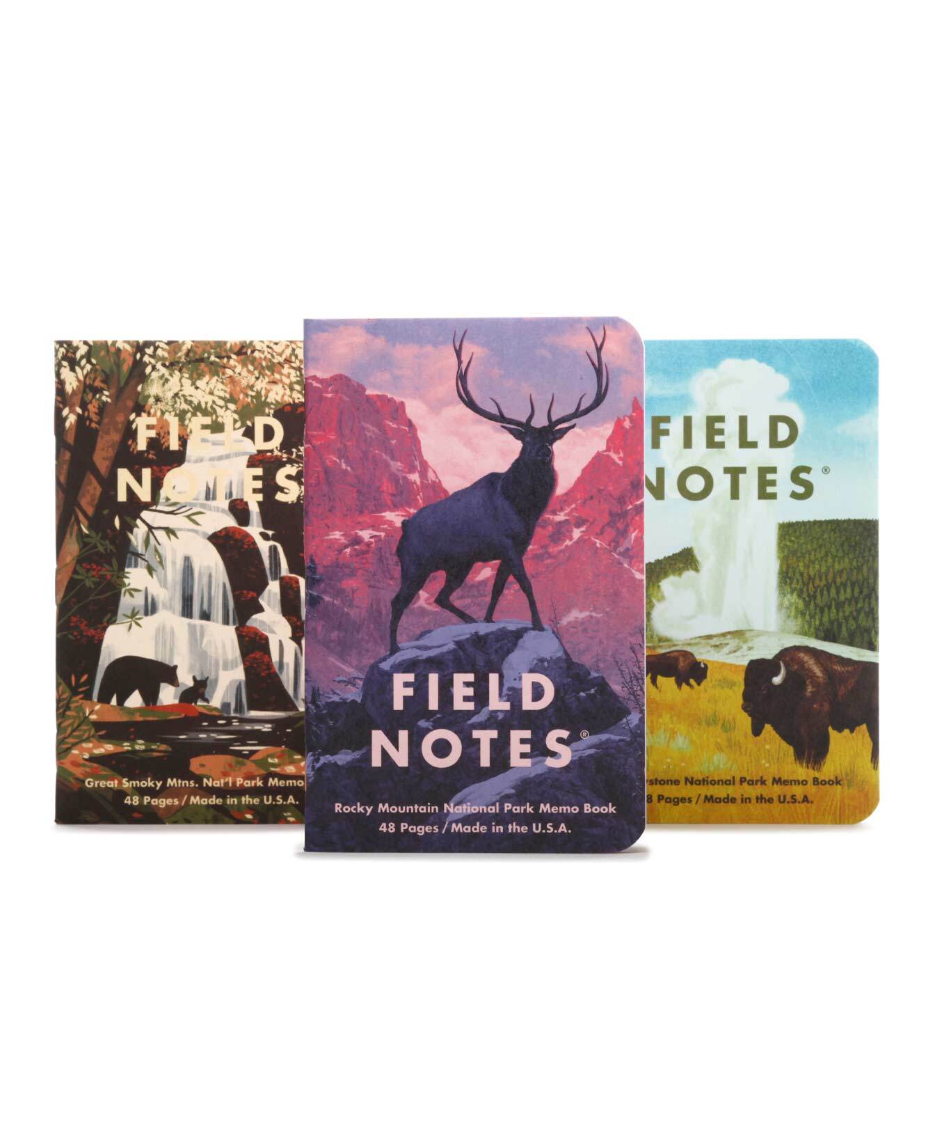 National Park Memo Book: Series C 3-pack