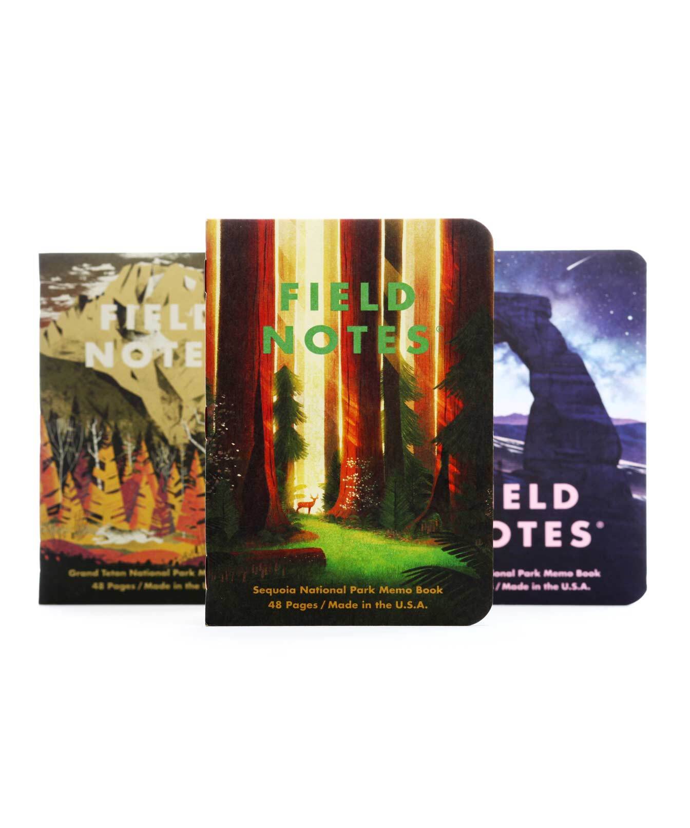 National Park Memo Book: Series D 3-pack