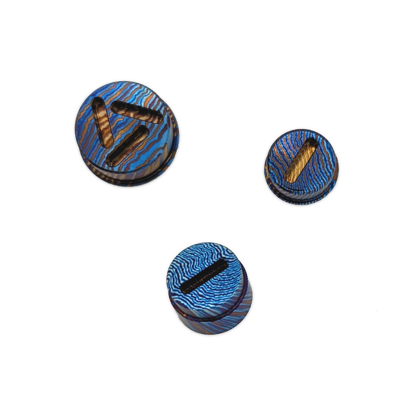 Timascus Button