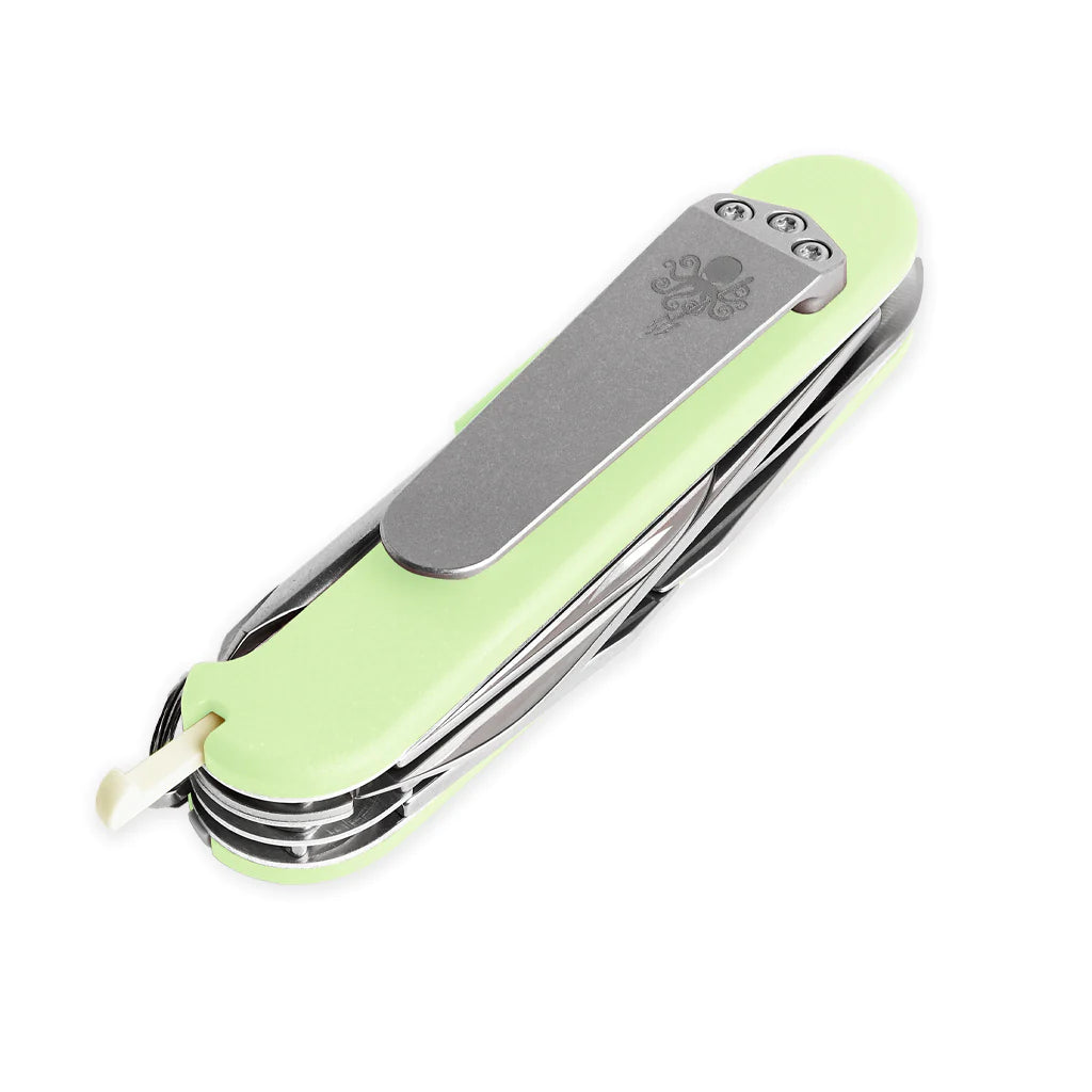 Swiss Army Knife Scales Fullered - GID