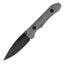 X Series EDC Fixed Blade - Black DLC/Black Micarta