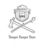 Danger Ranger Bear Scout Knife - Linen Micarta RL