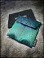 Green/Blue Silk Cloud Color Shifter Double Pouch