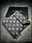 Sharkskin Silk Double Pouch