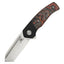 Mini Warrior Folder - Satin/Carbon Fiber "Mars Valley"