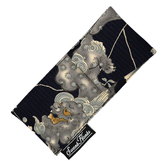 Asanoha Foo Dog Single Pouch