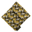 Gold Geometric Silk Double Pouch