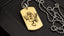 Brass Dog Tag