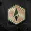 Terrain365 Logo Morale Patch - Topo Hexagon