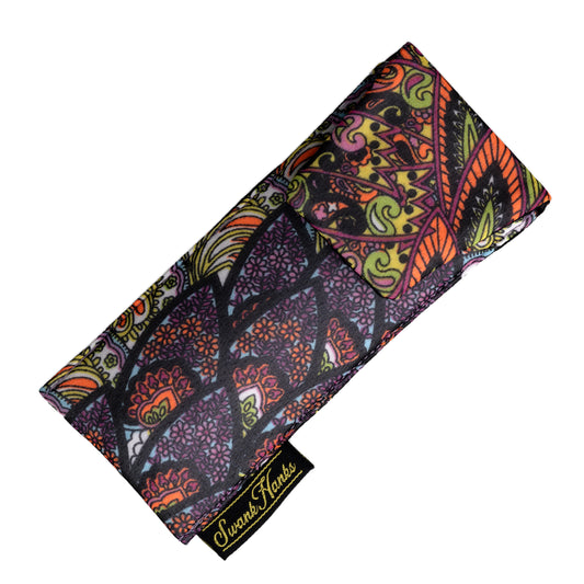 Bohemian Satin Paisley Single Pouch