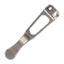 Flashlight Clip - Titanium Tumbled Diamond Frag