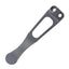 Flashlight Clip - Titanium Laser Graphite Smooth