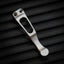 Flashlight Clip - Titanium Tumbled Smooth