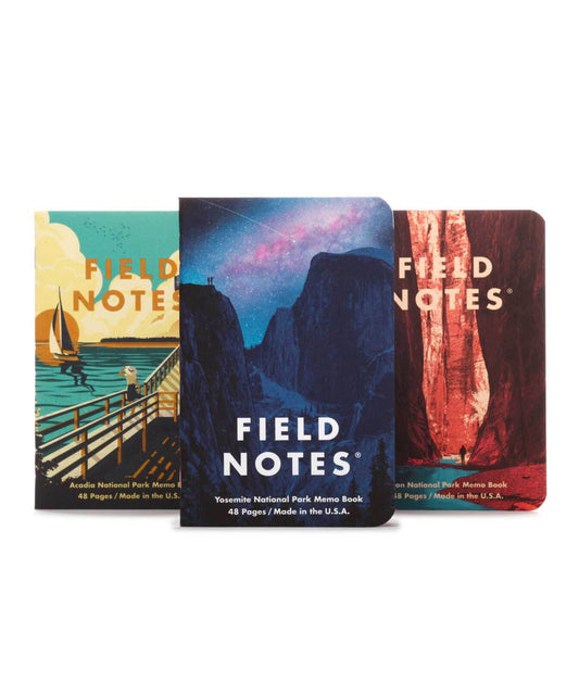 National Park Memo Book: Series A 3-Pack