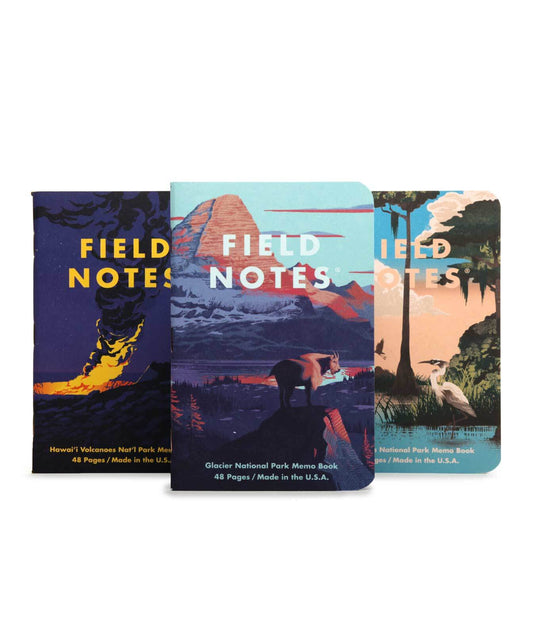 National Park Memo Book: Series F 3-pack