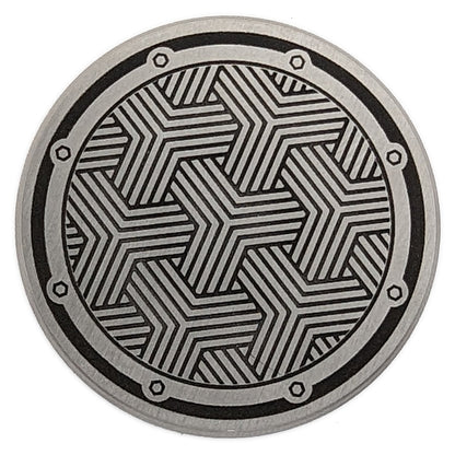 Manhole Haptic Coin - Stainless Steel