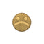 Happy/Sad Bead - Brass