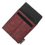 Red Silk Paisley Double Pouch